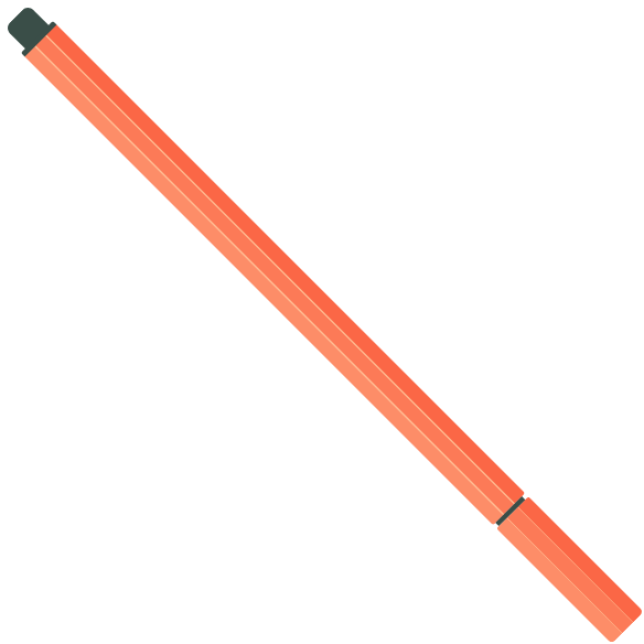 orange pencil